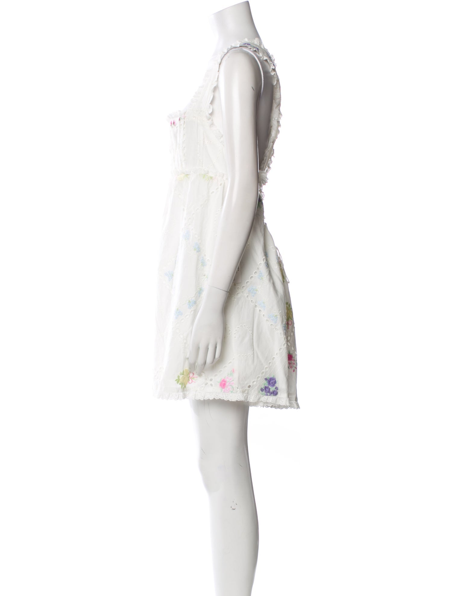 For Love & Lemons Floral Print Mini Dress w/ Tags