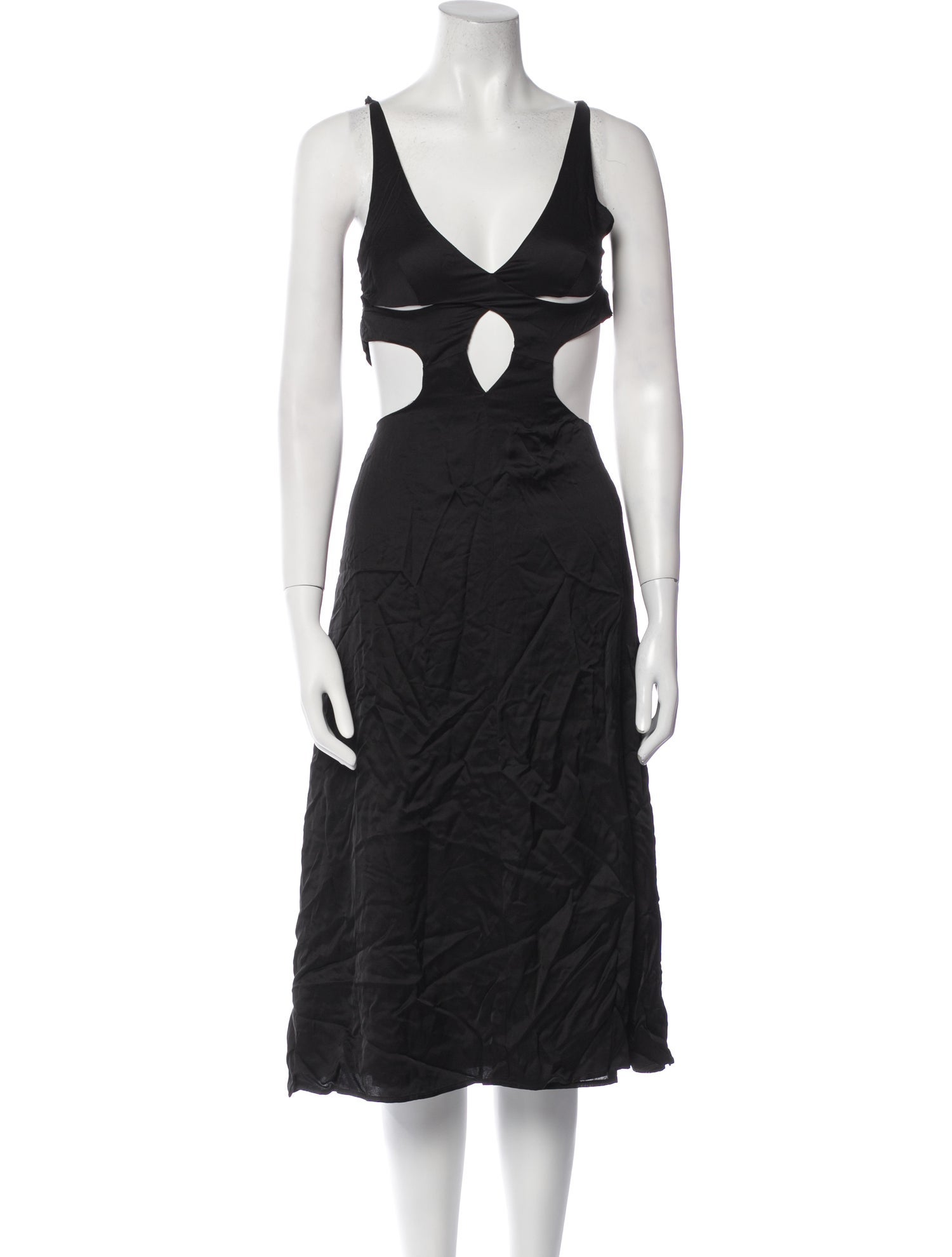 For Love & Lemons V-Neck Midi Length Dress
