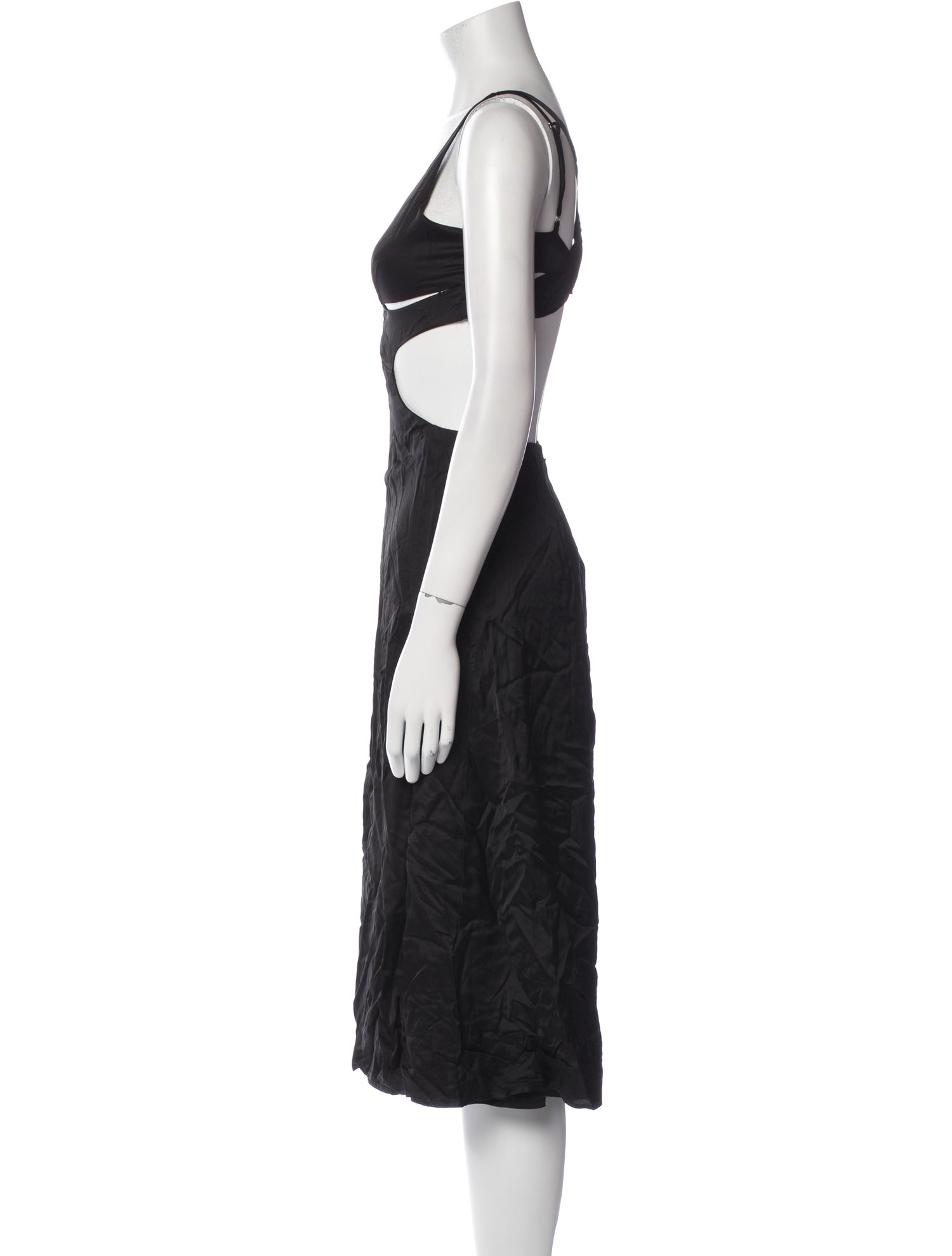 For Love & Lemons V-Neck Midi Length Dress
