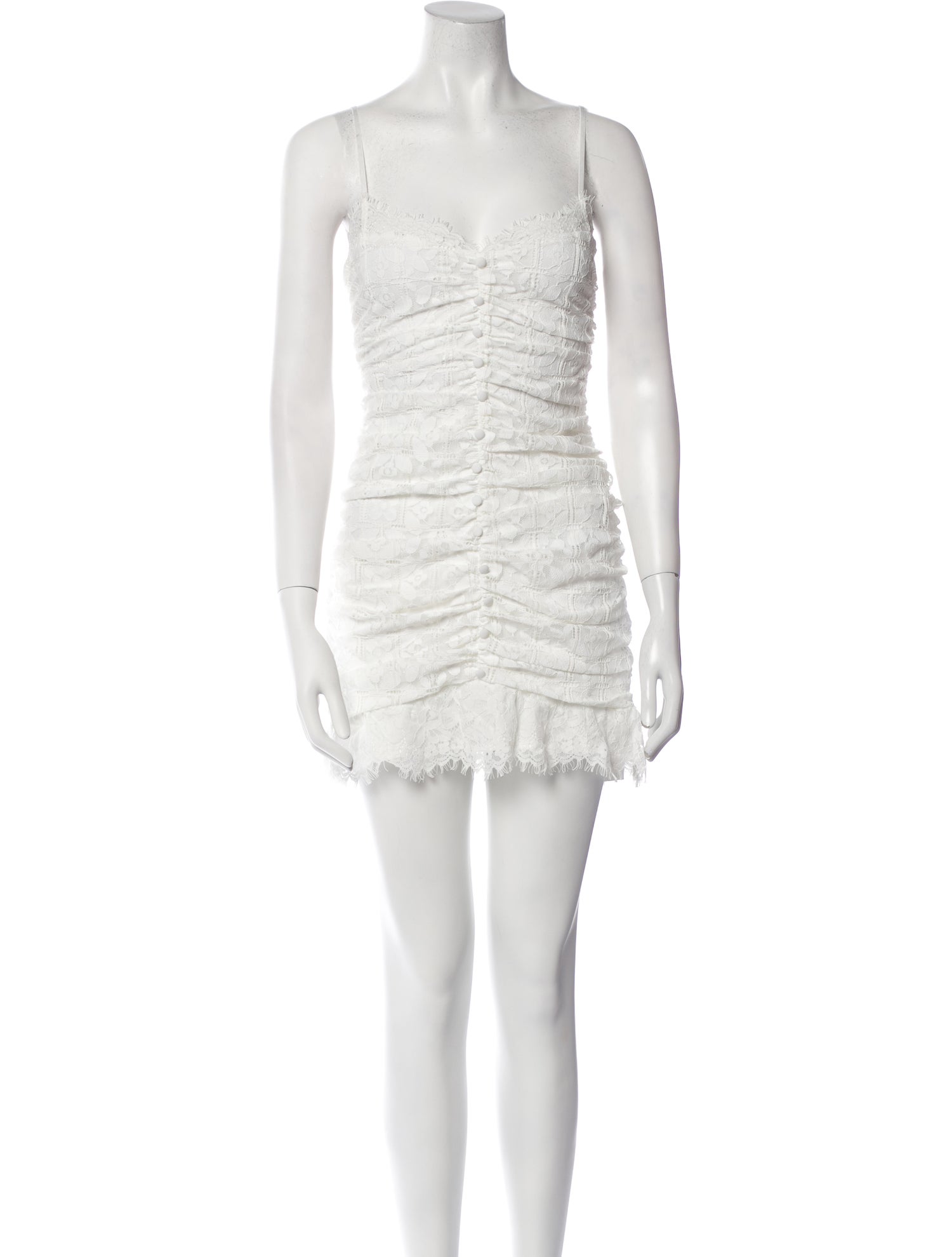 For Love & Lemons Square Neckline Mini Dress