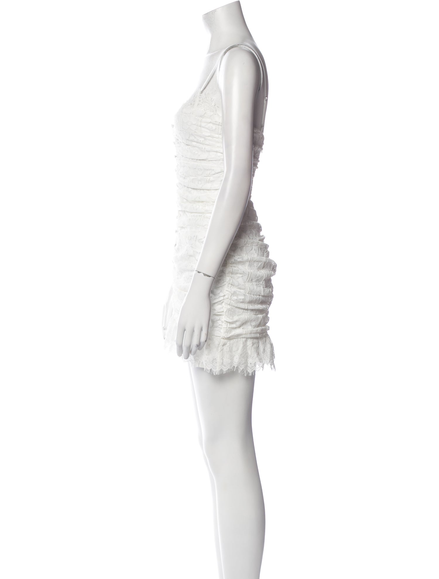 For Love & Lemons Square Neckline Mini Dress