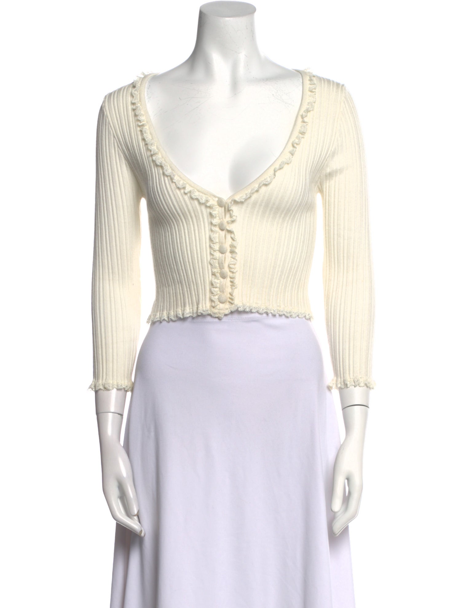 For Love & Lemons V-Neck Sweater