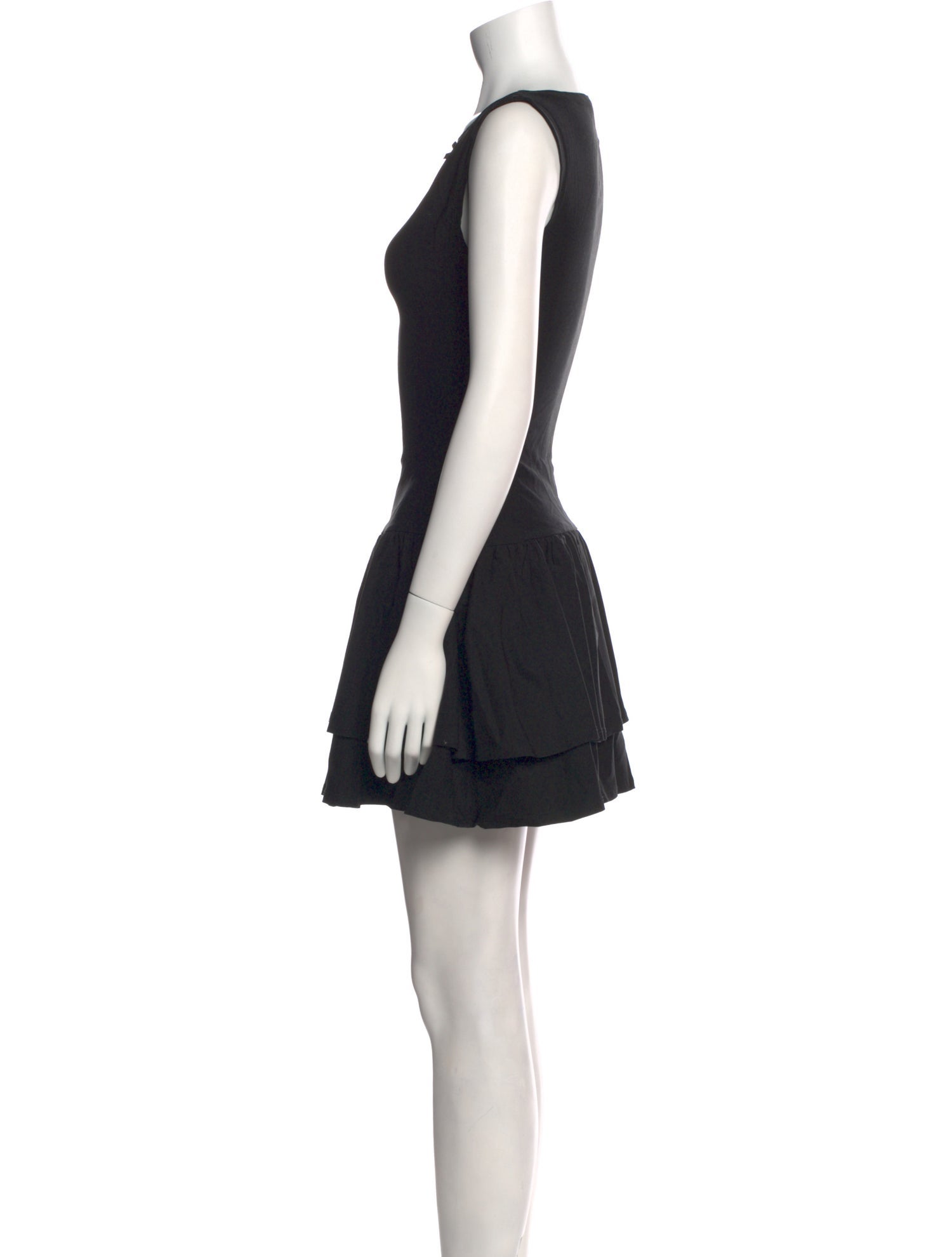 For Love & Lemons Bateau Neckline Mini Dress