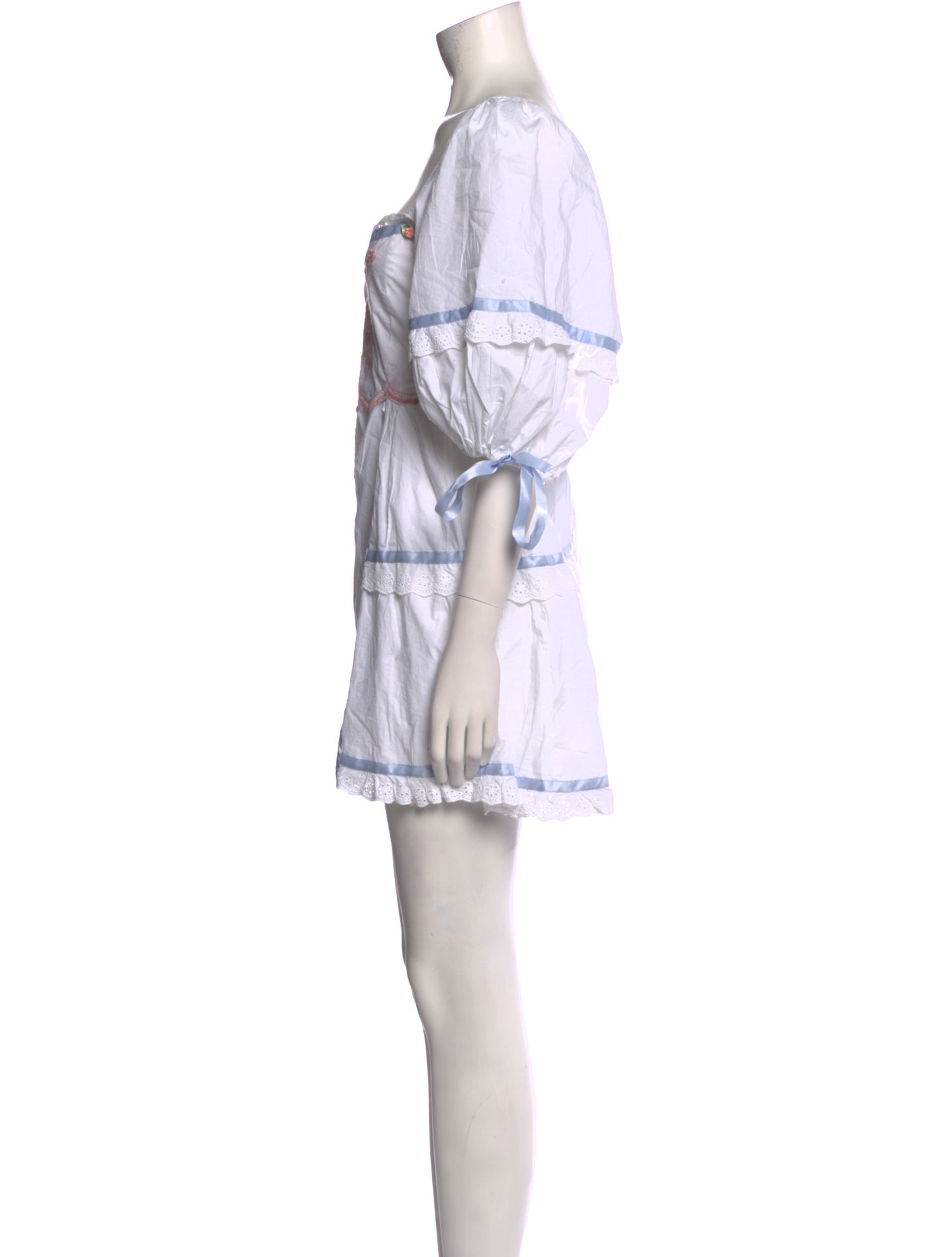 For Love & Lemons Square Neckline Mini Dress