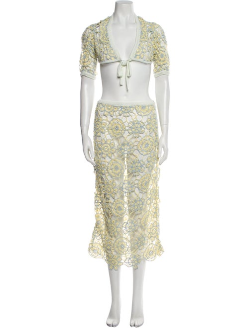 For Love & Lemons Patterned Skirt Set