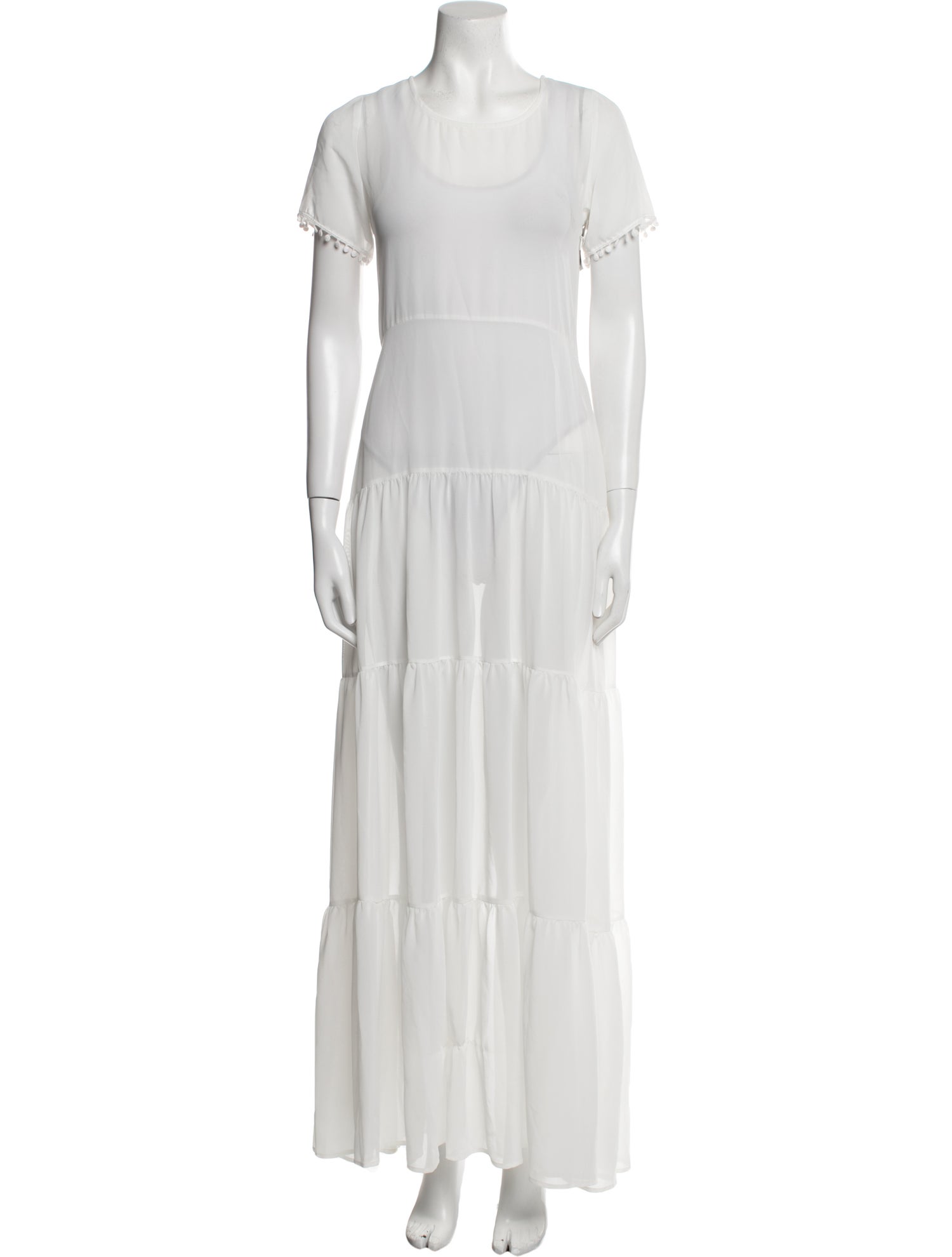 For Love & Lemons Scoop Neck Long Dress