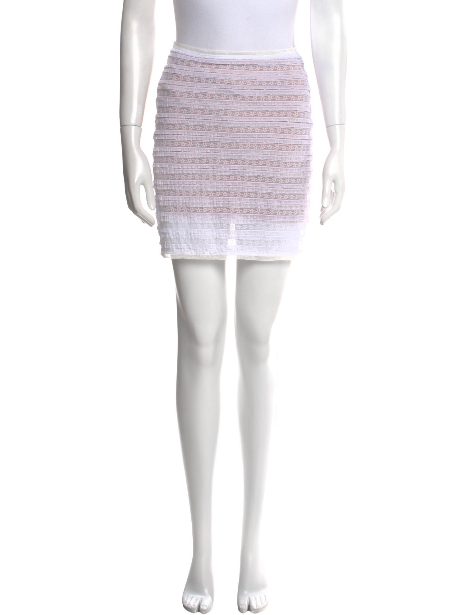 For Love & Lemons Nylon Mini Skirt