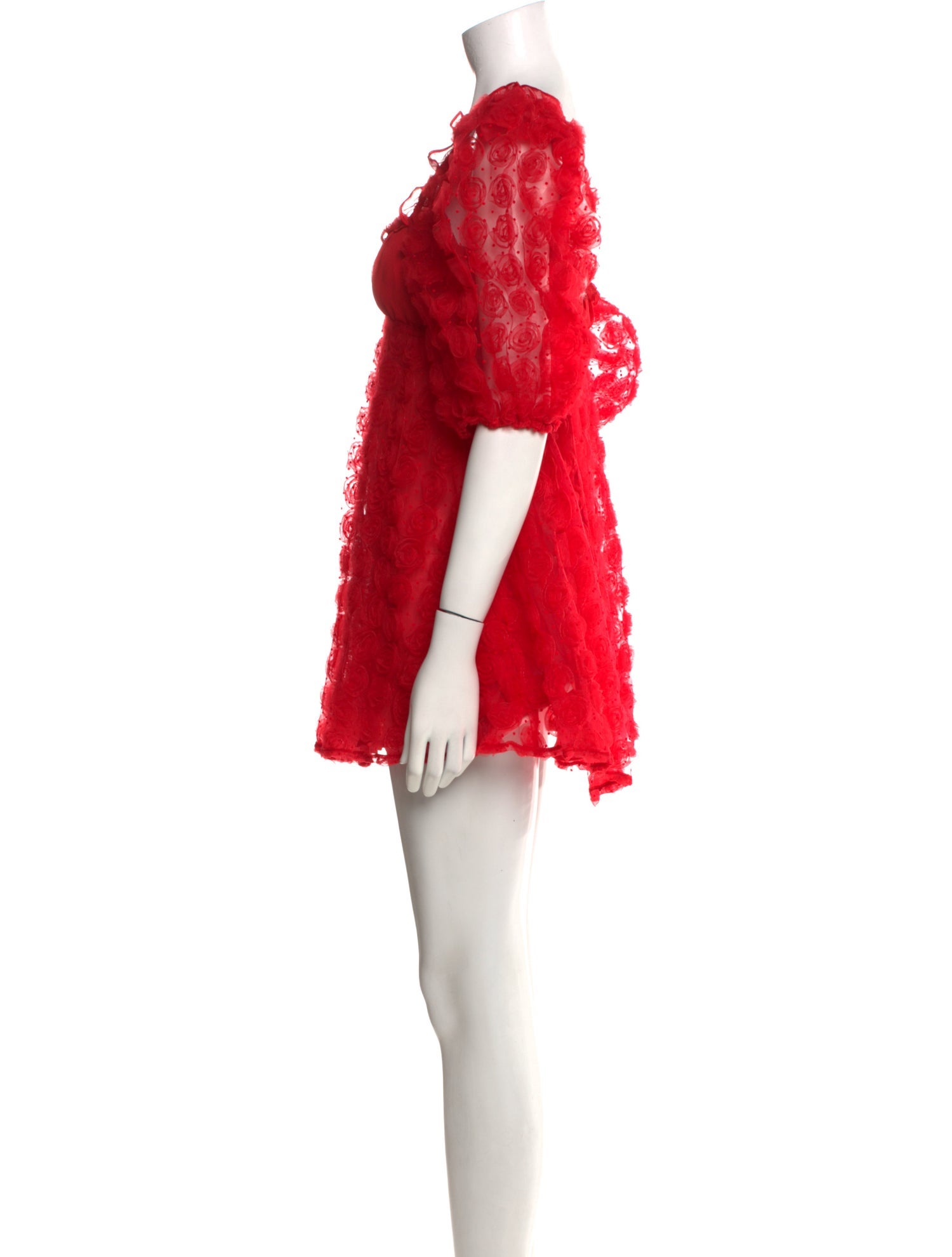 For Love & Lemons Square Neckline Mini Dress