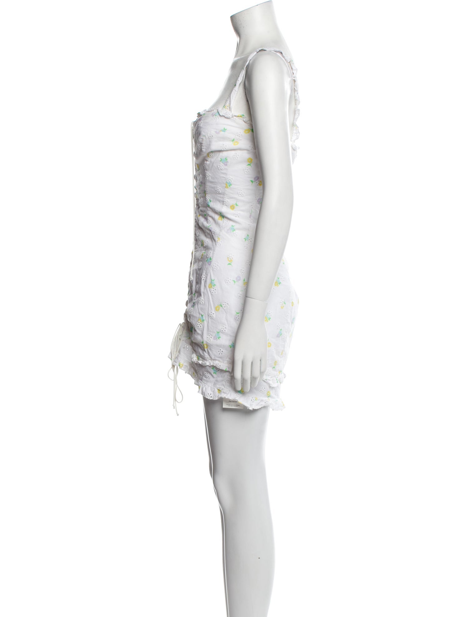 For Love & Lemons Floral Print Mini Dress