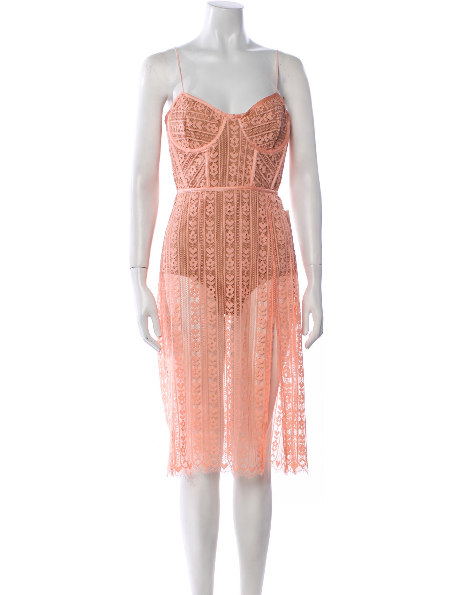 For Love & Lemons Lace Pattern Knee-Length Dress w/ Tags