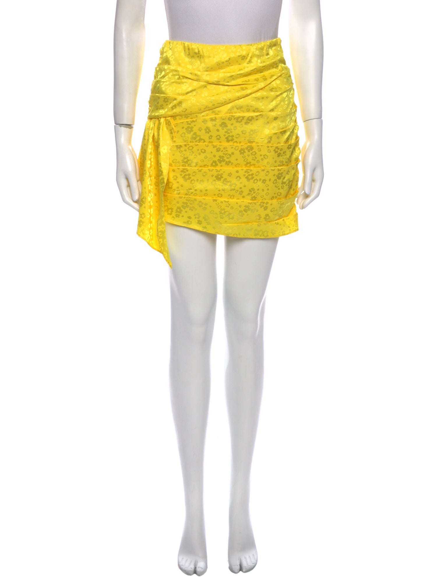 For Love & Lemons Ruffle Embellishment Mini Skirt