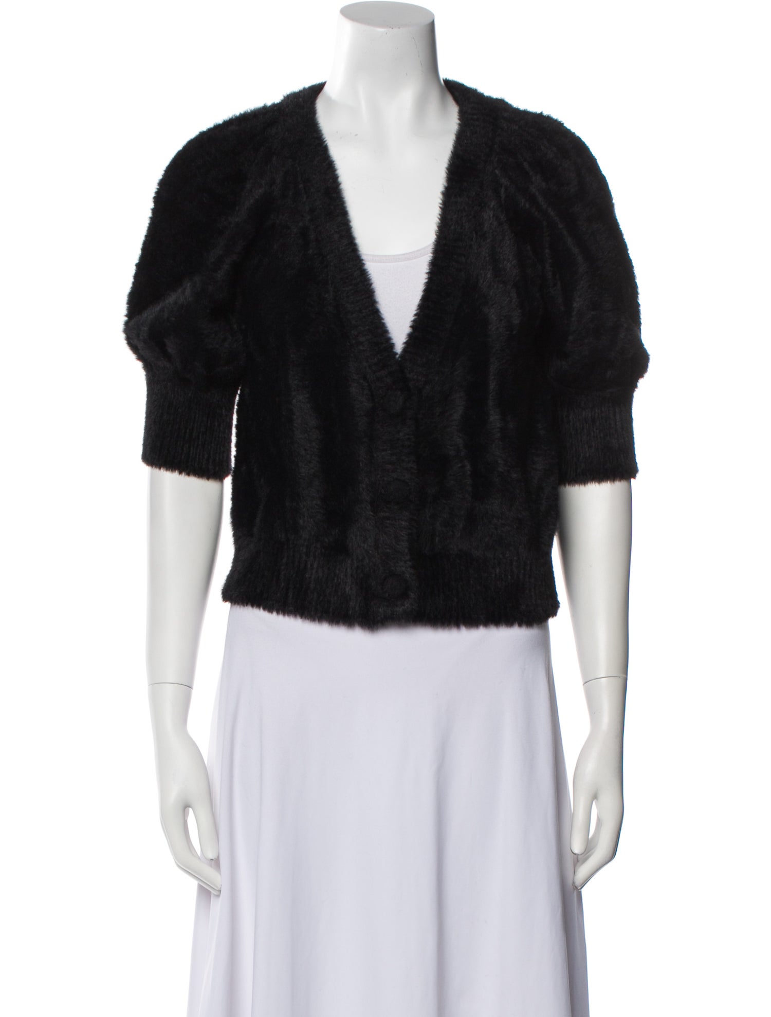 For Love & Lemons Nylon V-Neck Sweater