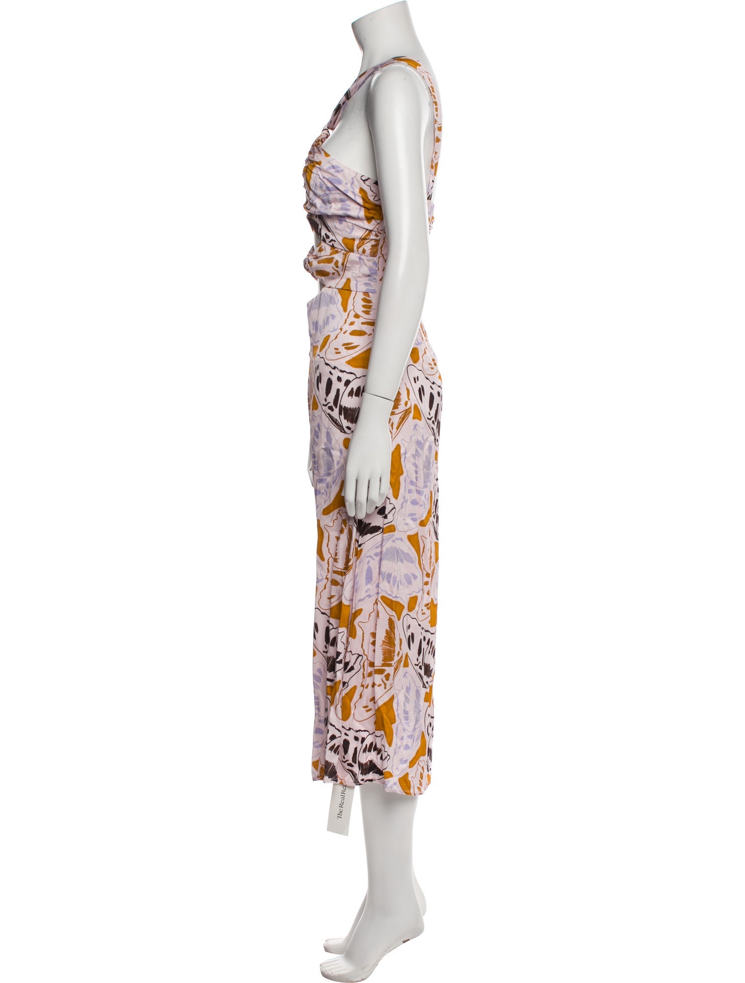 For Love & Lemons Printed Knee-Length Dress