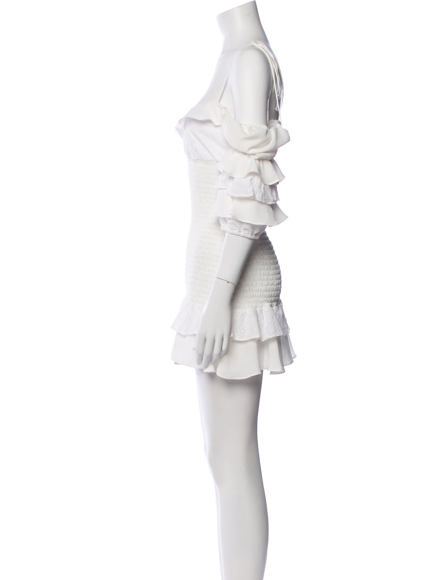 For Love & Lemons Square Neckline Mini Dress