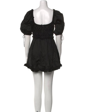 For Love & Lemons Square Neckline Mini Dress