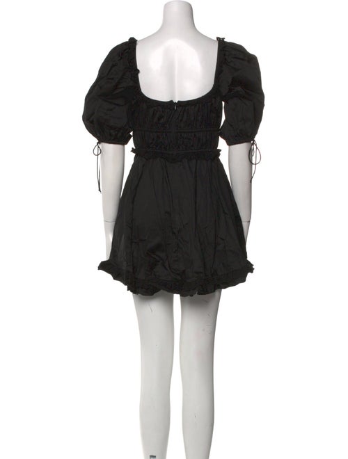 For Love & Lemons Square Neckline Mini Dress