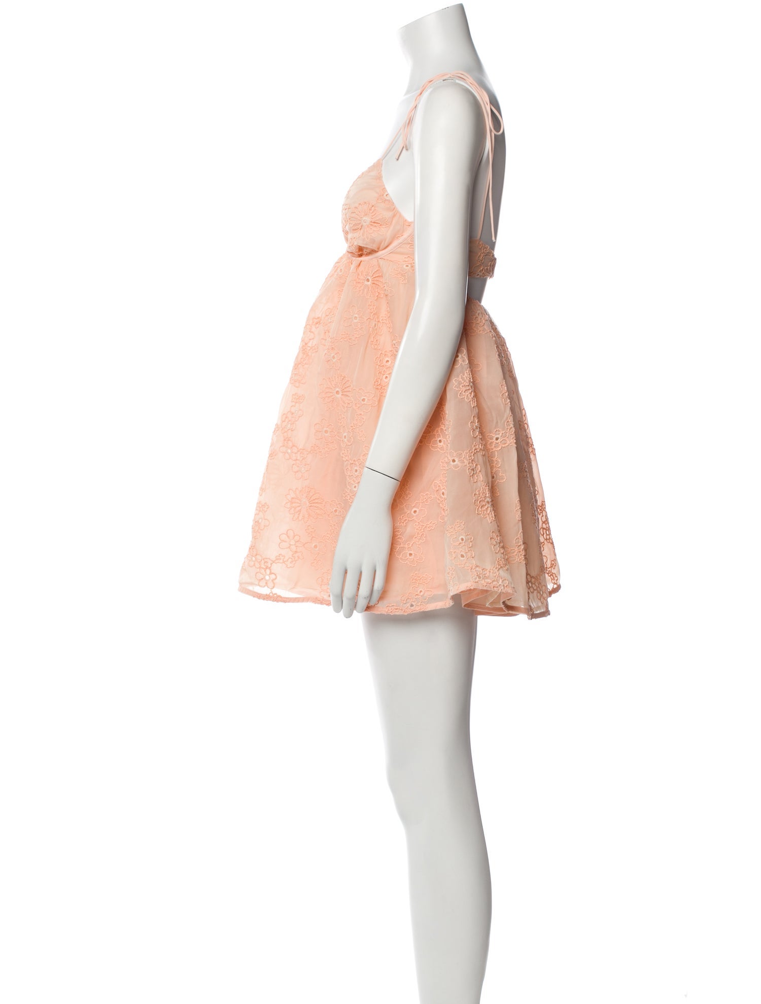 For Love & Lemons Plunge Neckline Mini Dress w/ Tags