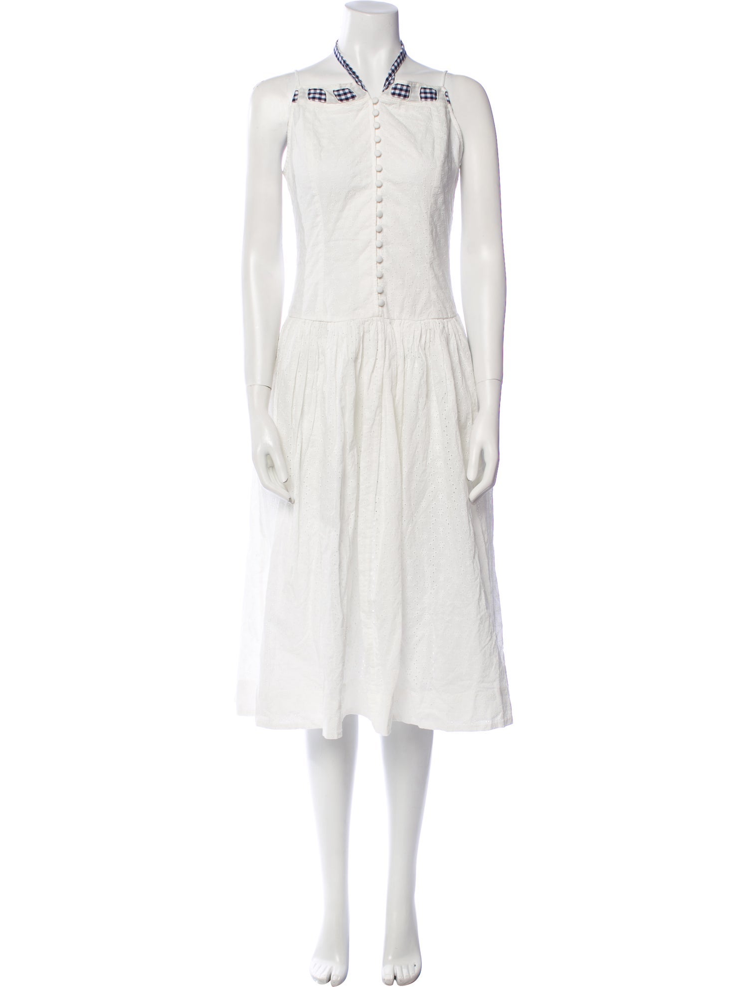 For Love & Lemons Halterneck Knee-Length Dress w/ Tags