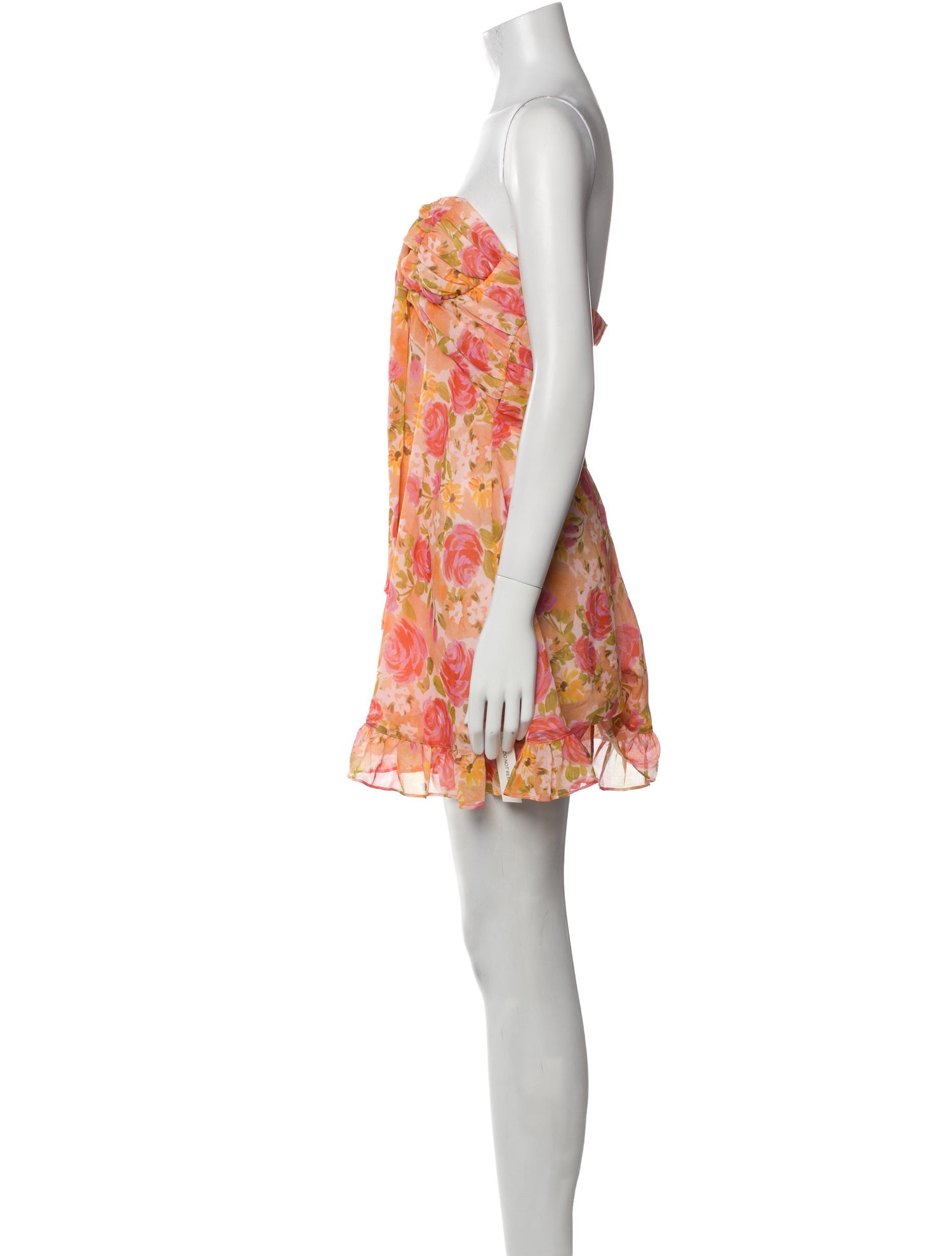 For Love & Lemons Floral Print Mini Dress w/ Tags