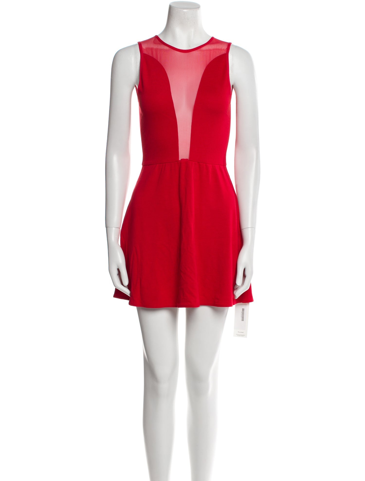 For Love & Lemons Crew Neck Mini Dress