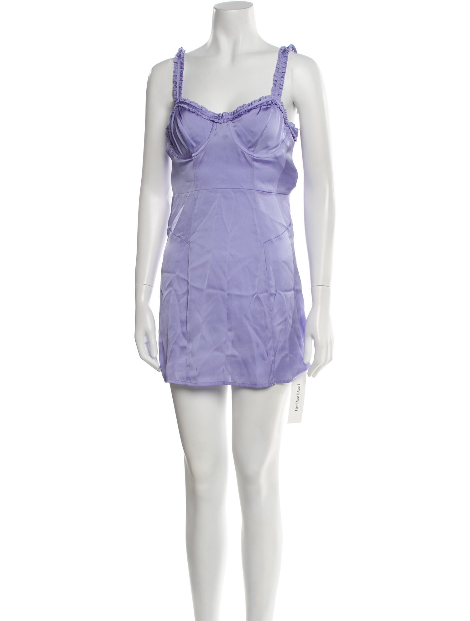 For Love & Lemons Ruffle Embellishment Nightgown