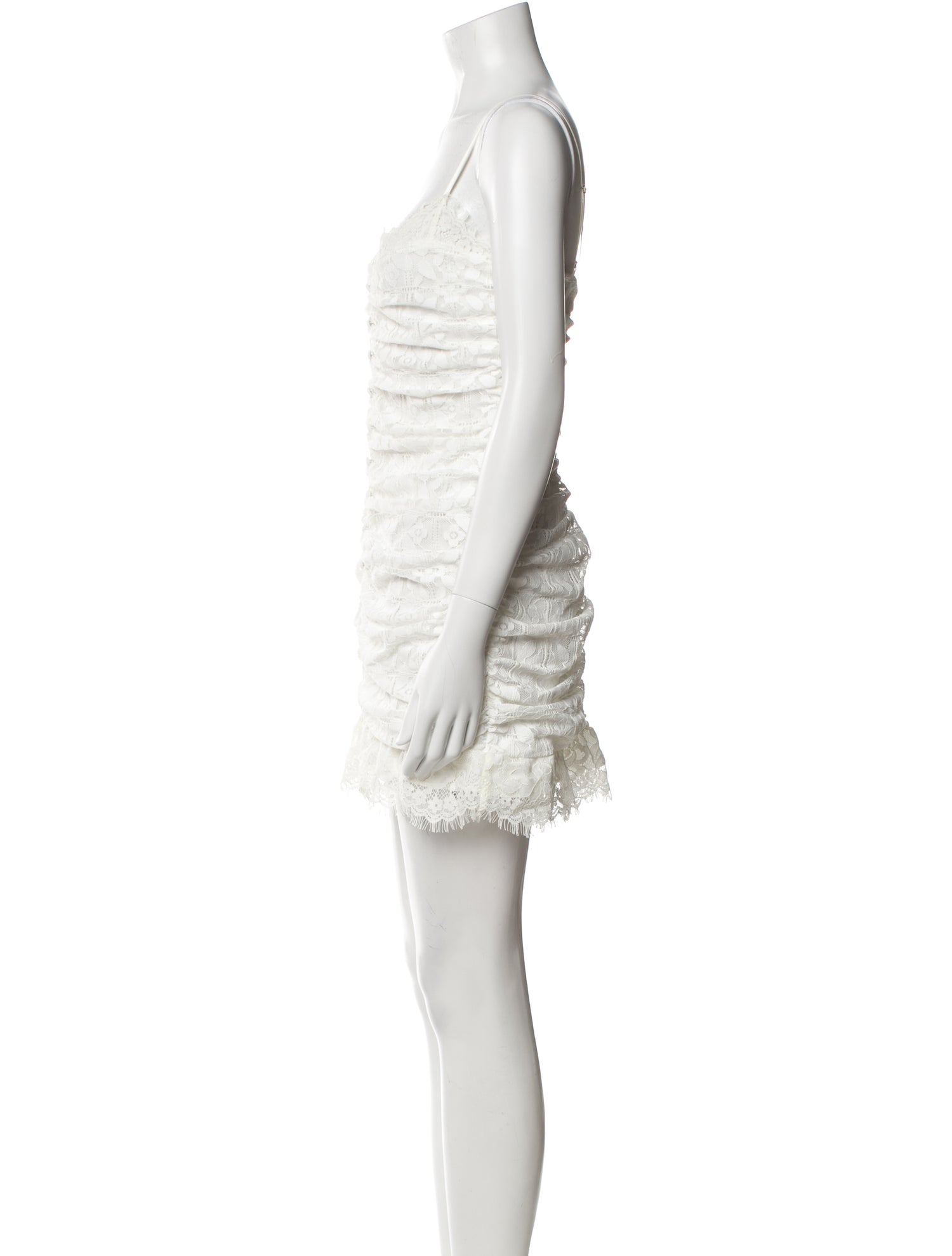 For Love & Lemons V-Neck Mini Dress