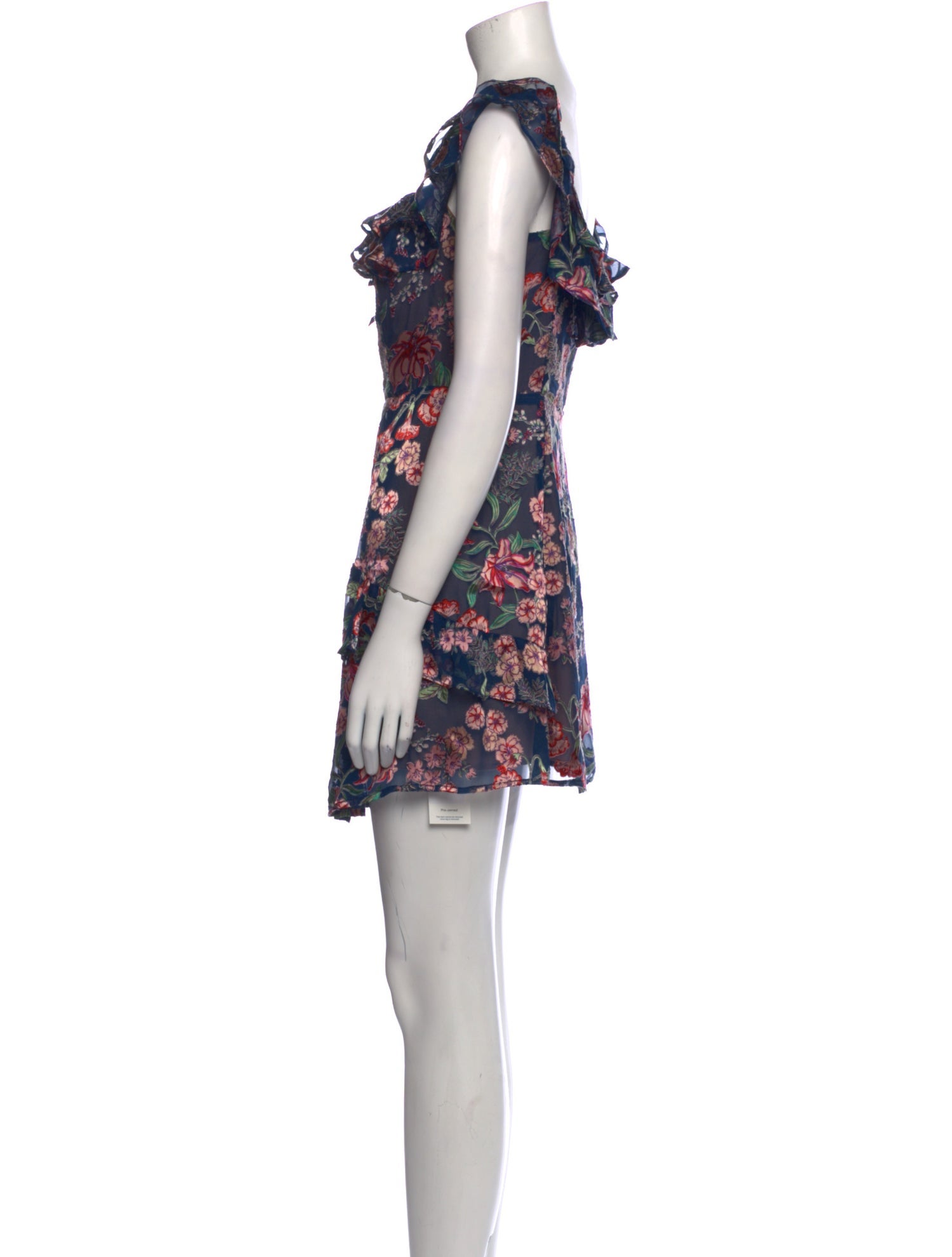 For Love & Lemons Floral Print Mini Dress