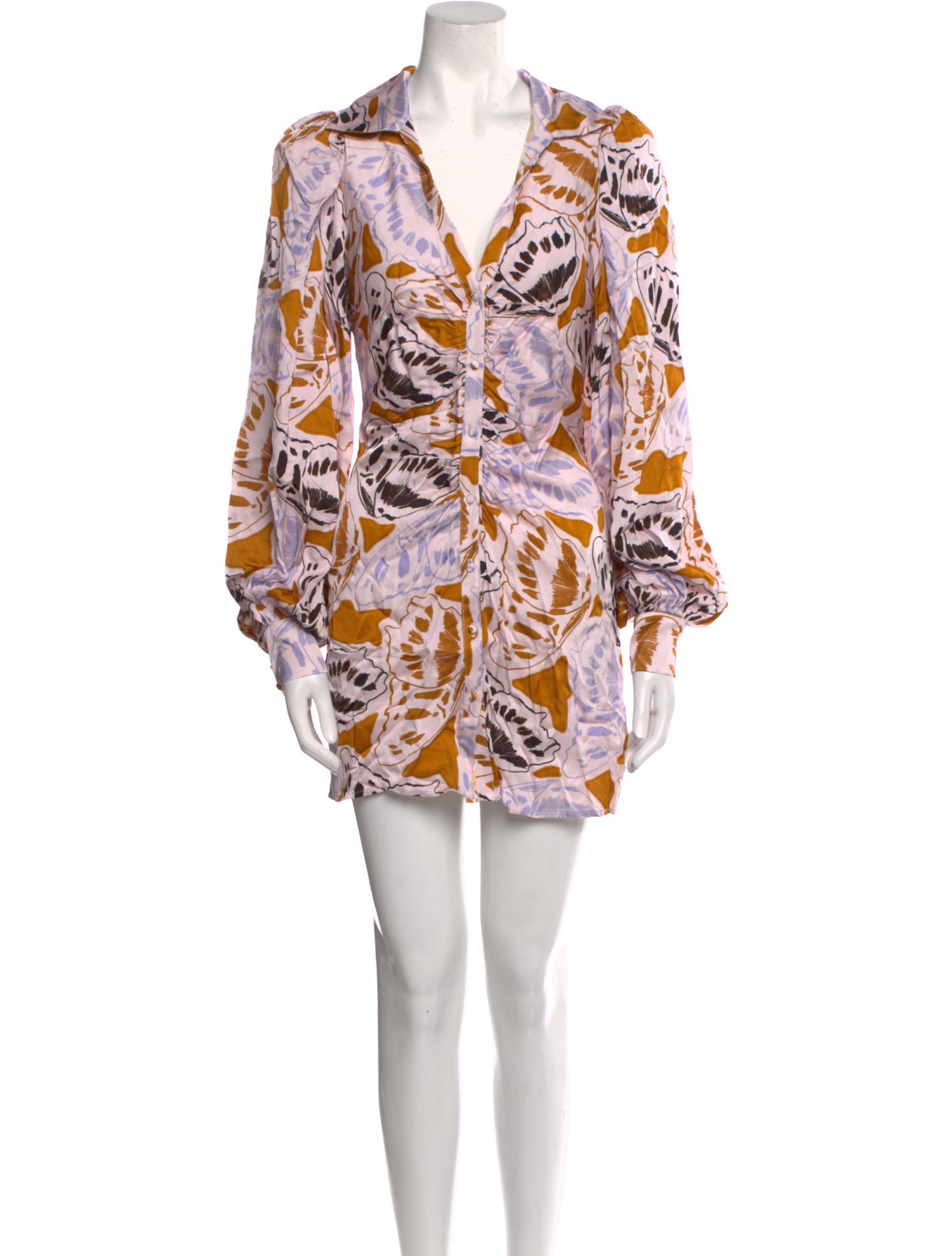 For Love & Lemons Printed Mini Dress w/ Tags