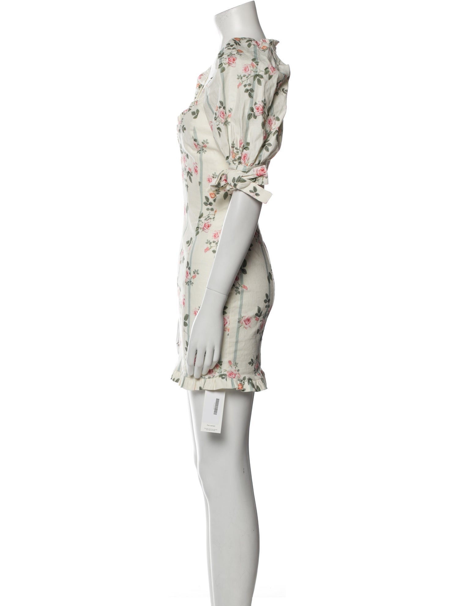 For Love & Lemons Linen Mini Dress