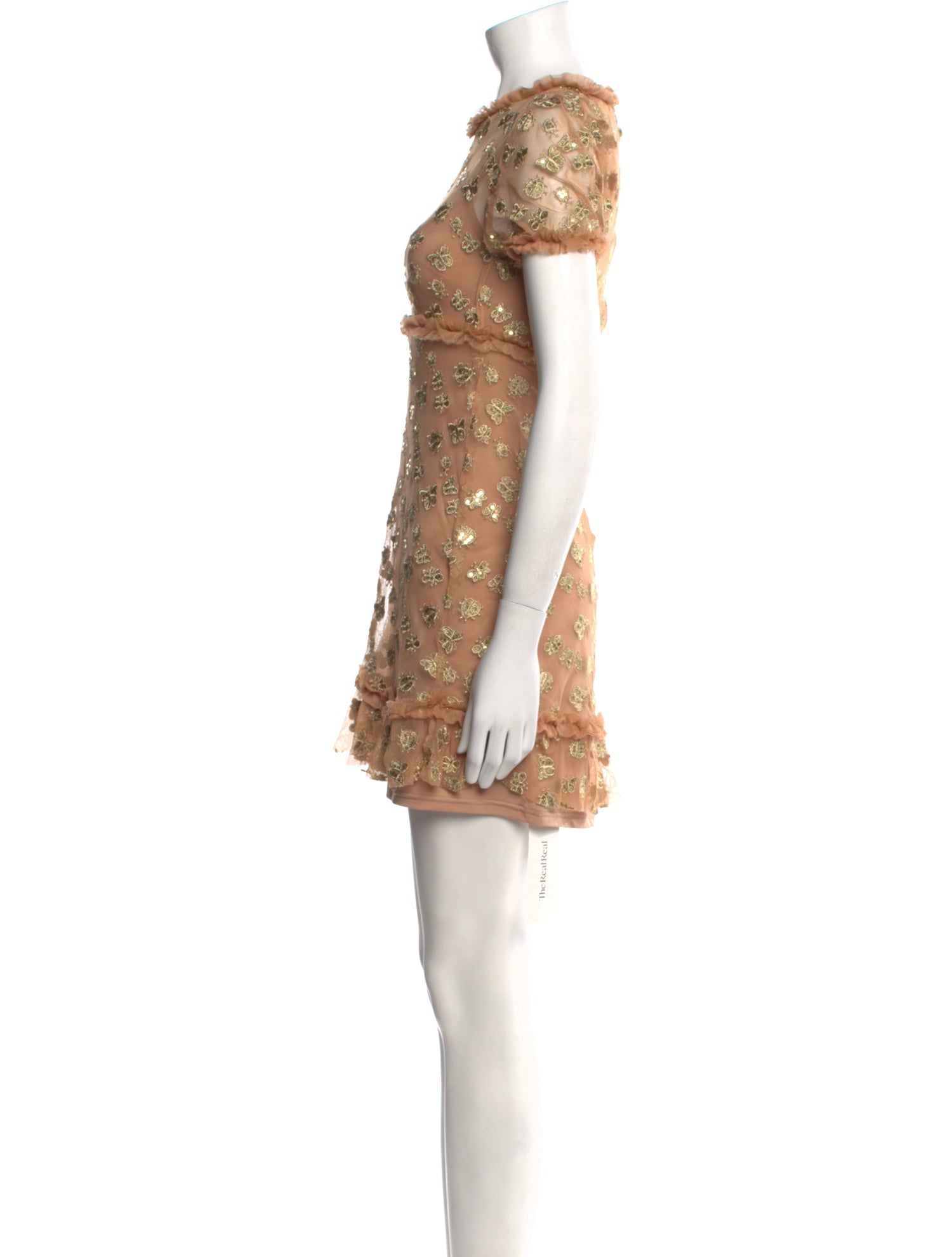 For Love & Lemons Patterned Mini Dress