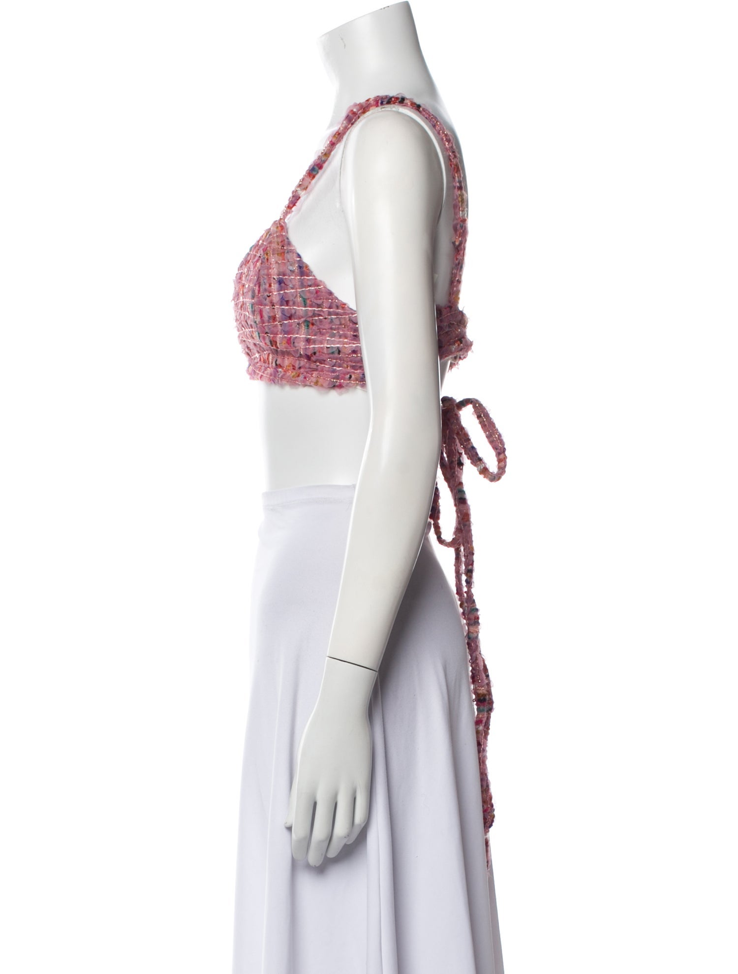 For Love & Lemons Square Neckline Sleeveless Crop Top w/ Tags