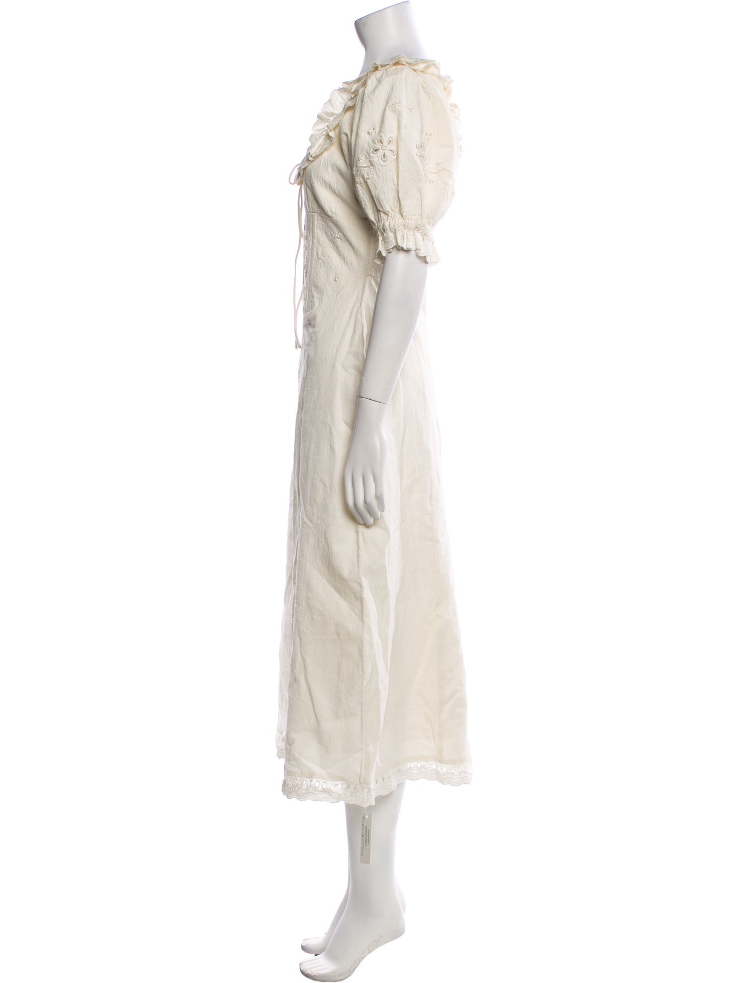 For Love & Lemons Square Neckline Long Dress