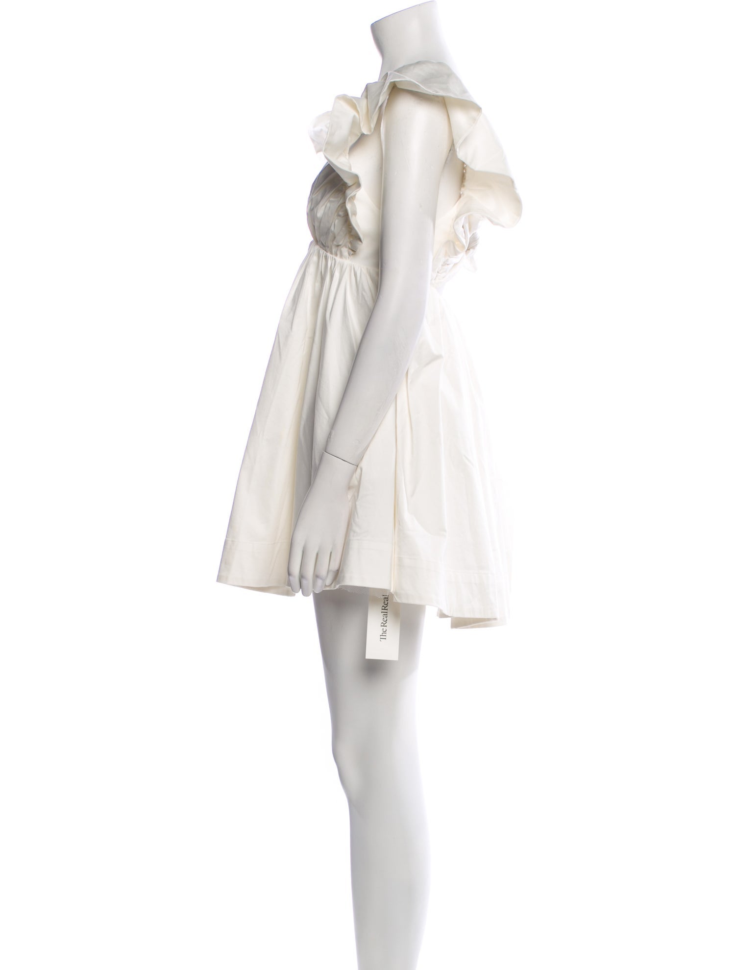 For Love & Lemons V-Neck Mini Dress