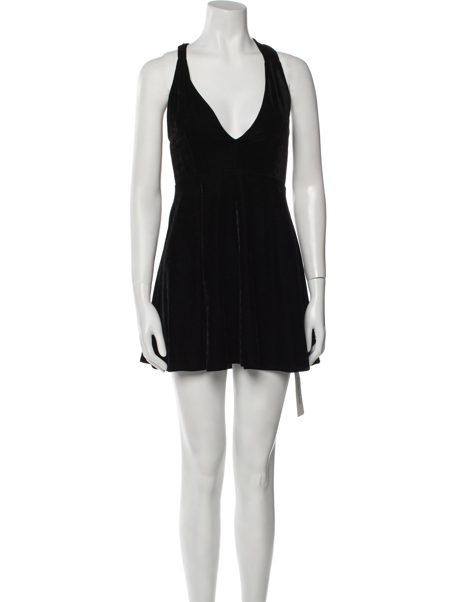 For Love & Lemons V-Neck Mini Dress