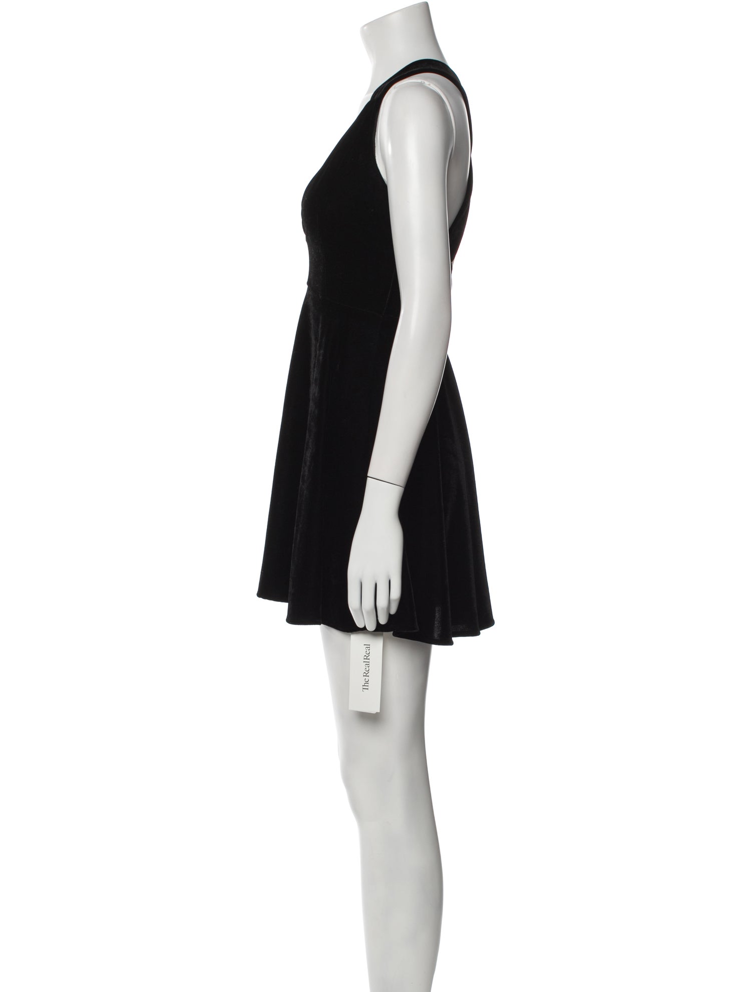 For Love & Lemons V-Neck Mini Dress