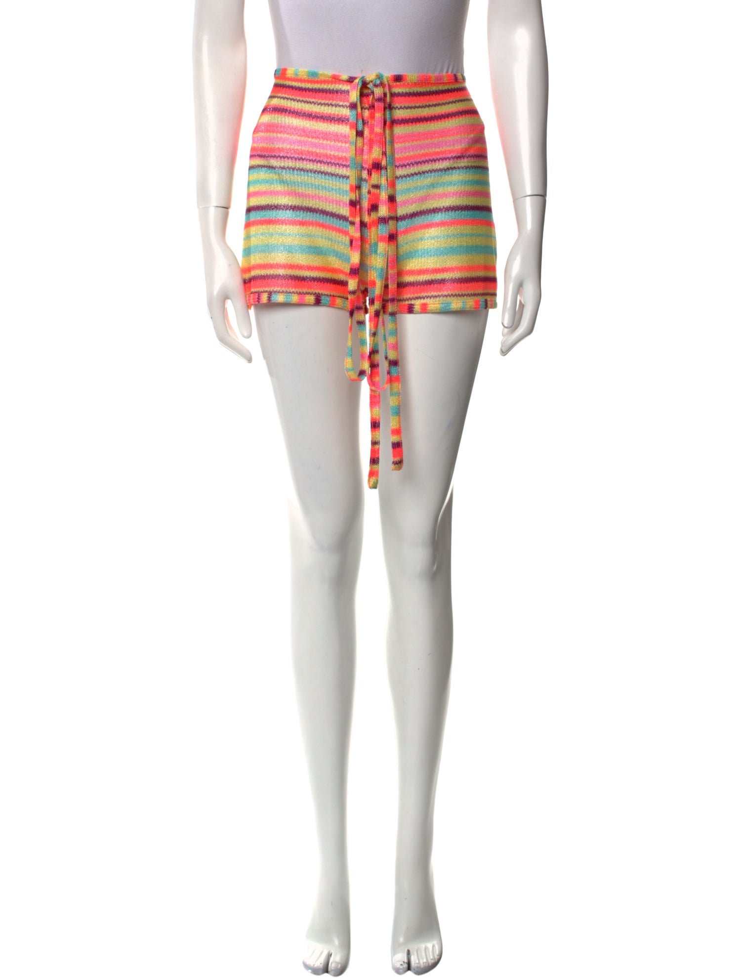 For Love & Lemons Striped Mini Shorts w/ Tags