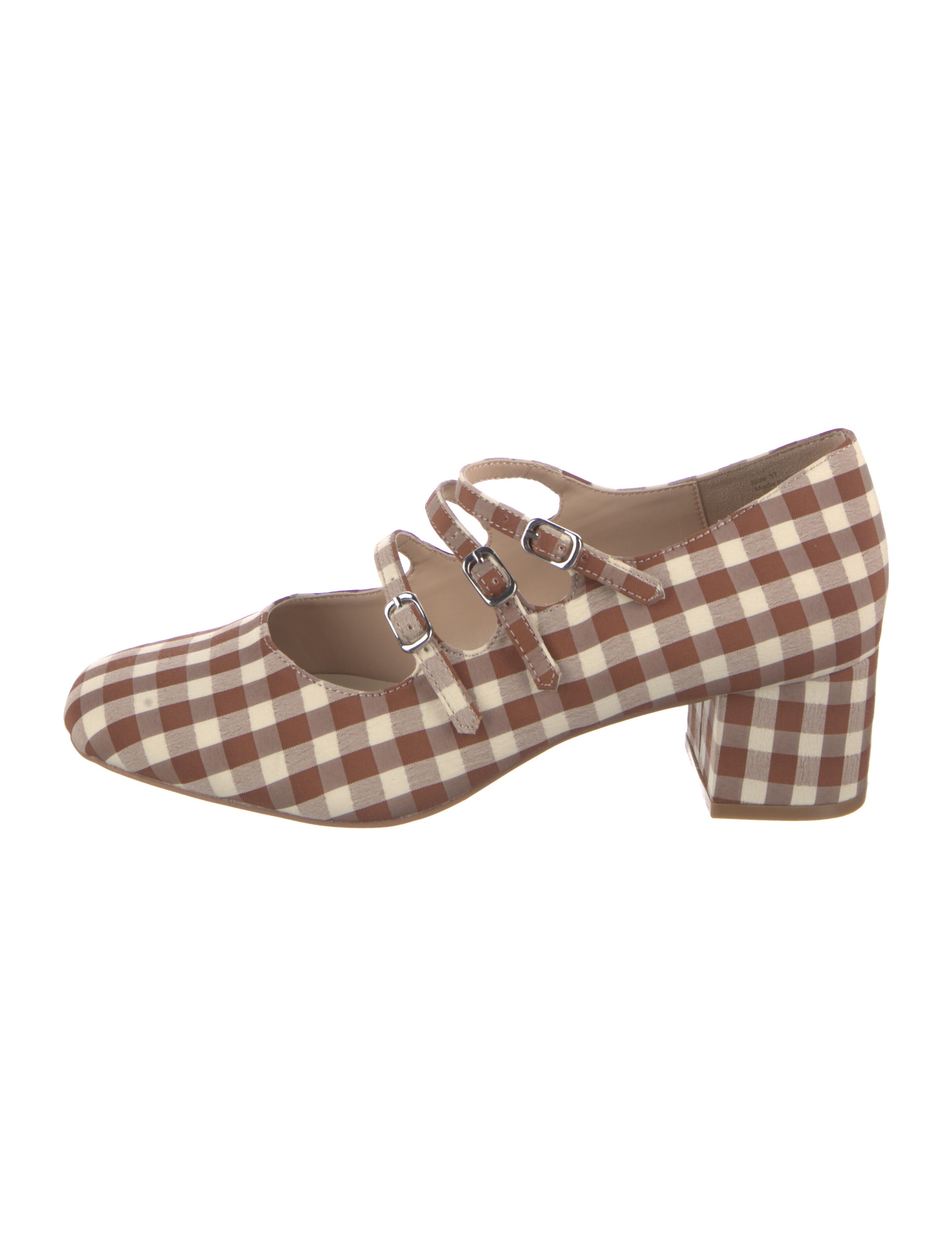 For Love & Lemons Plaid Print Pumps