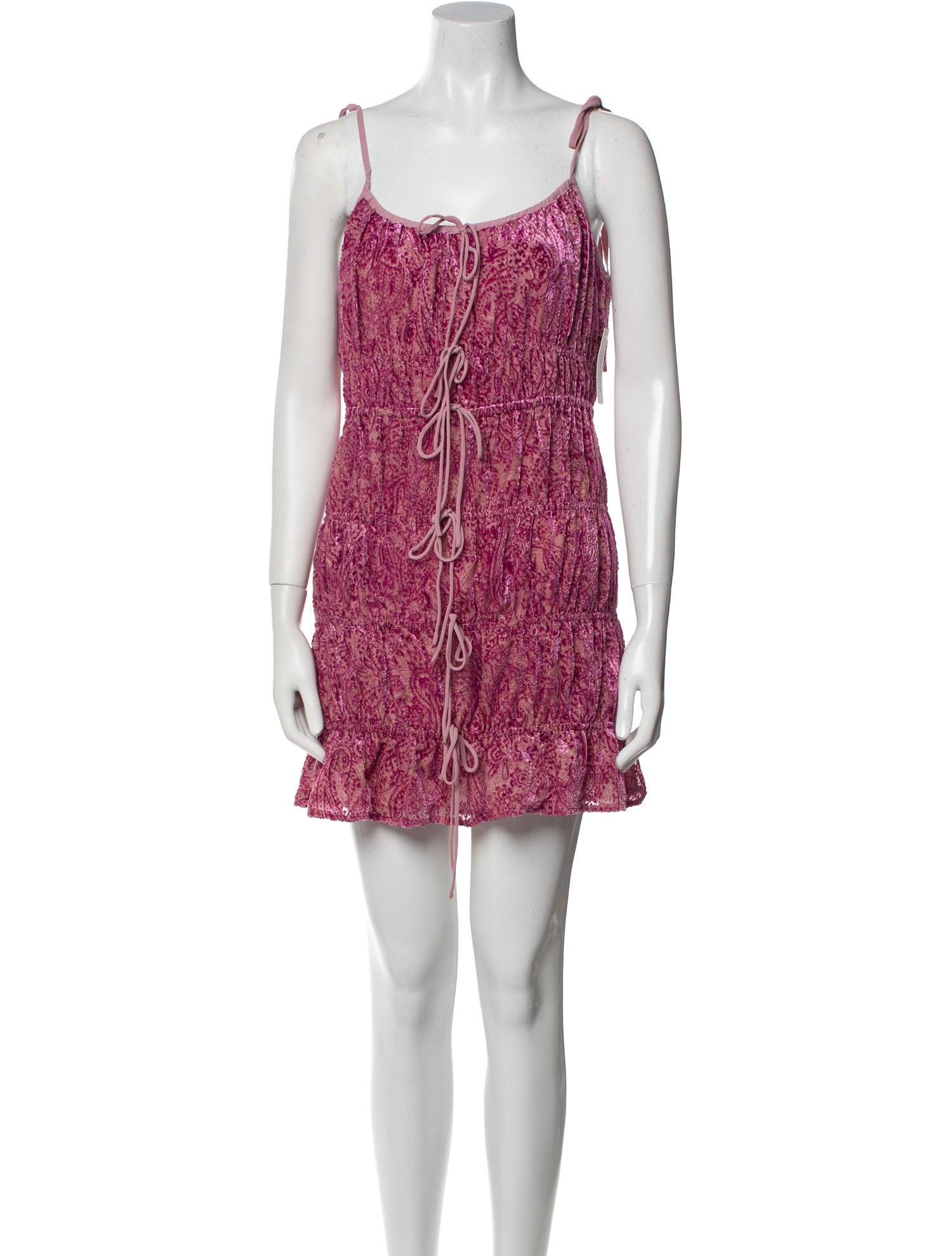 For Love & Lemons Printed Mini Dress w/ Tags