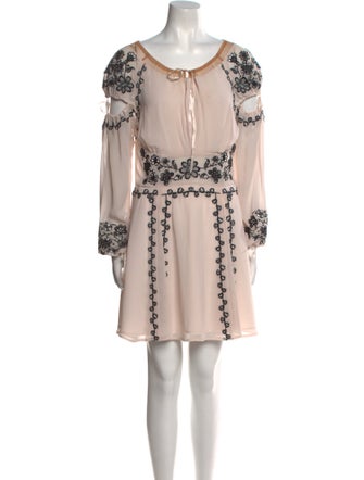 For Love & Lemons Printed Mini Dress