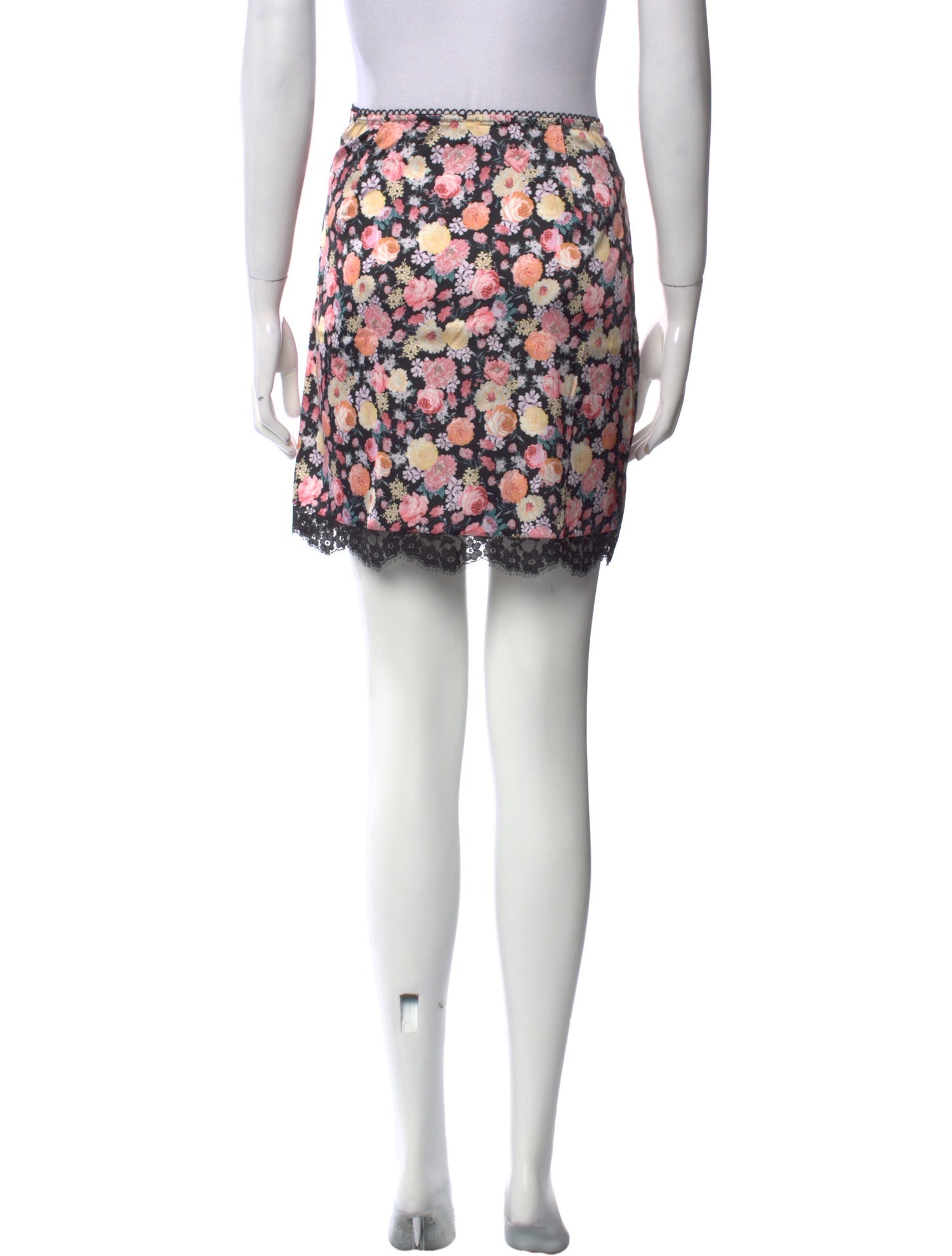 For Love & Lemons Floral Print Mini Skirt