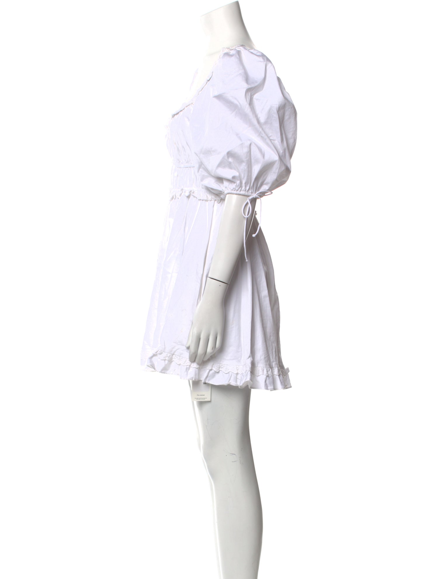 For Love & Lemons Scoop Neck Mini Dress