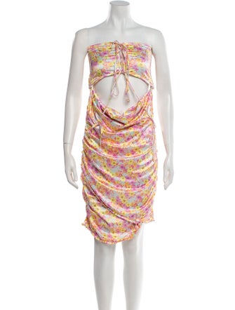 For Love & Lemons Printed Mini Dress