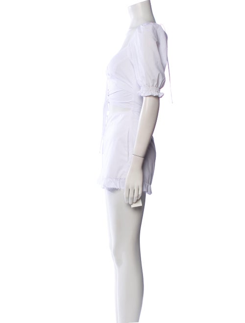 For Love & Lemons Square Neckline Romper