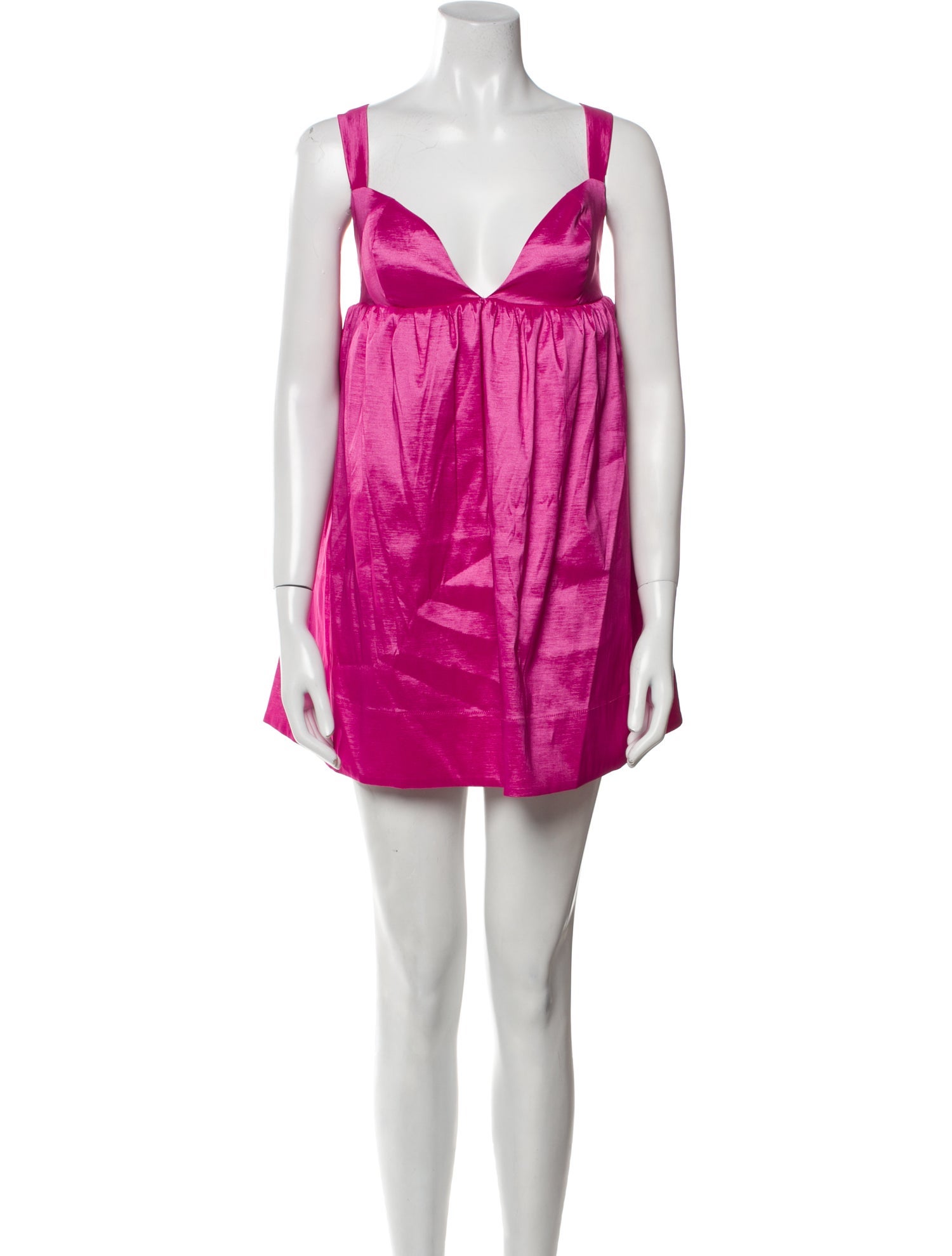 For Love & Lemons V-Neck Mini Dress