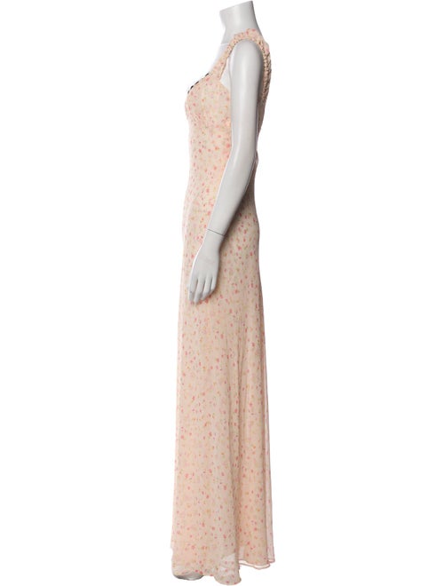 For Love & Lemons Floral Print Long Dress