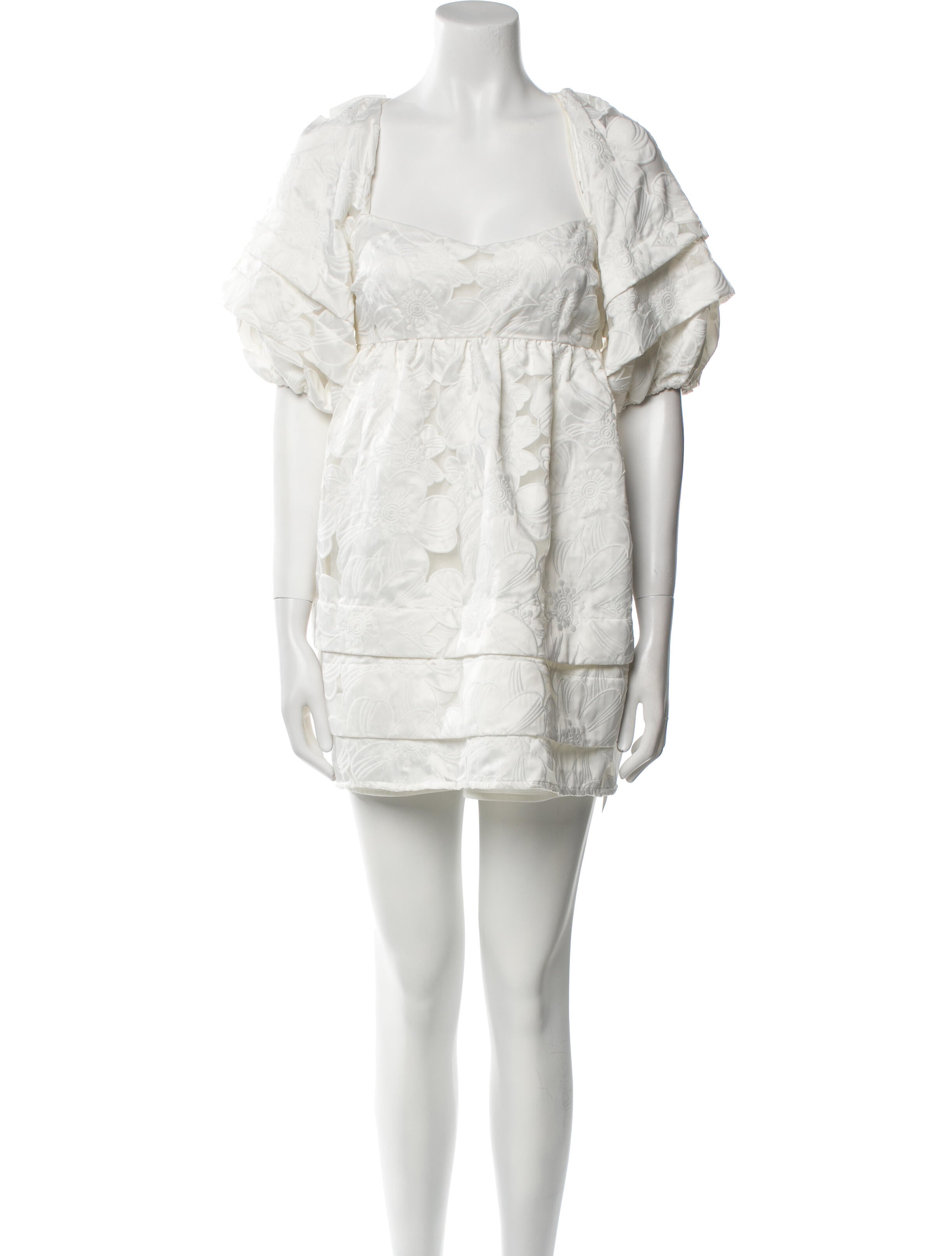 For Love & Lemons Square Neckline Mini Dress