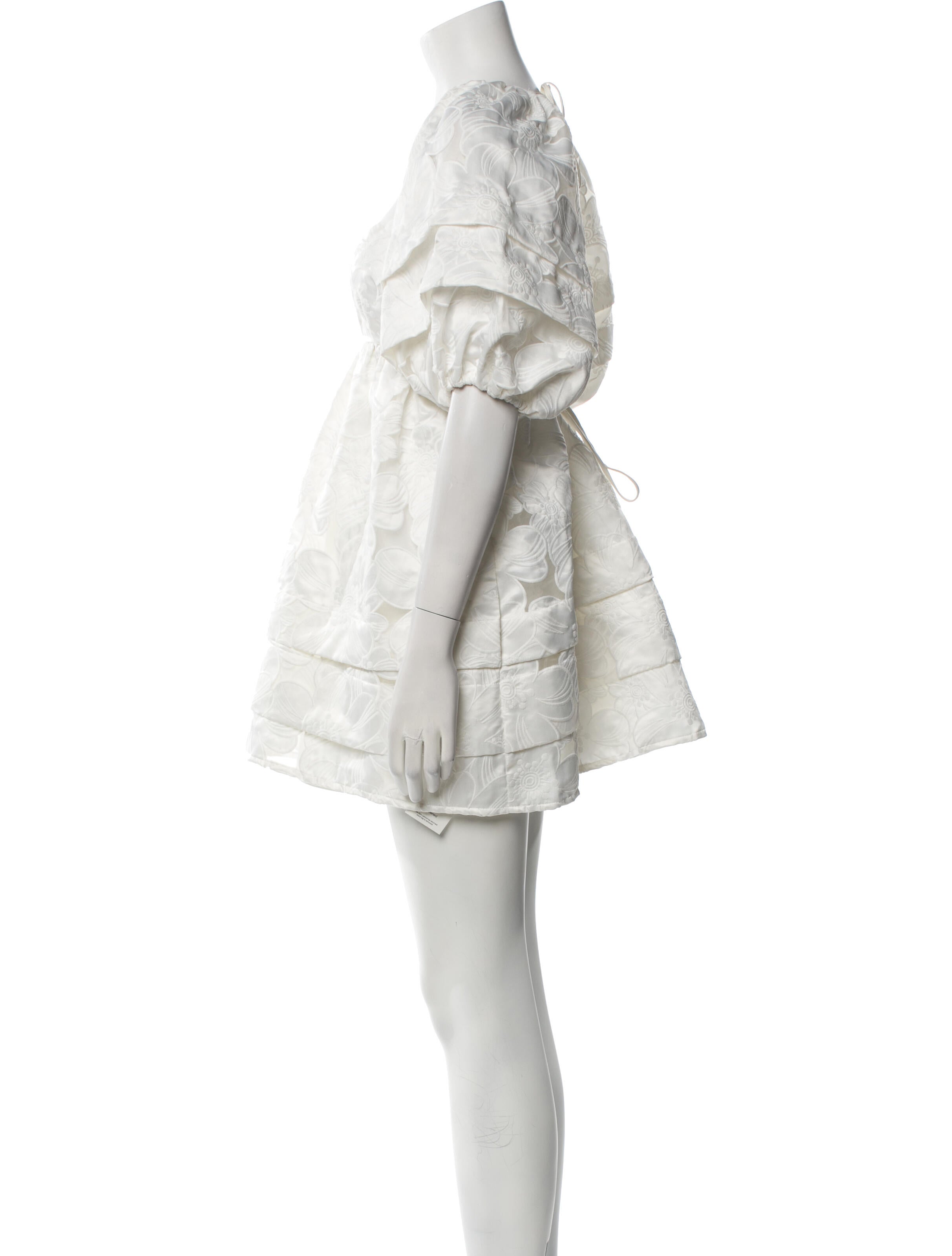 For Love & Lemons Square Neckline Mini Dress