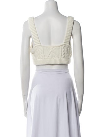 For Love & Lemons Patterned Scoop Neck Sweater