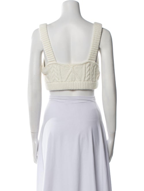 For Love & Lemons Patterned Scoop Neck Sweater