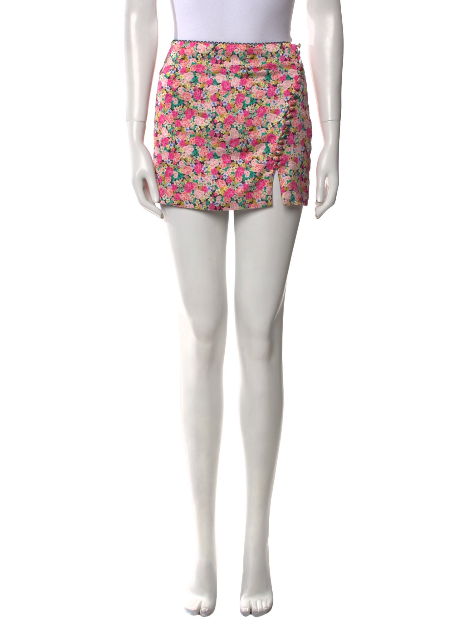 For Love & Lemons Floral Print Mini Skirt w/ Tags